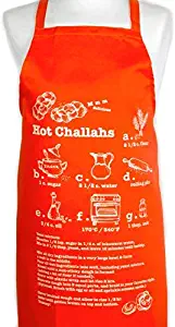 Barbara Shaw Gifts Hot Challah Bread recipe Kosher Apron Israeli original Stylish, aprons make for a great gift all year round! Great Hostess or Shabat Gift Hand Made in Jerusalem gift packaged