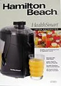 Hamilton Beach Health Smart Juice Extractor Stainless Steel Black 400 W