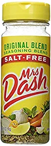 Mrs. Dash Seasoning, Salt Free Original, 6.75 Ounce (Pack of 4)