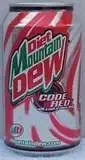 Mountain Dew Diet Code Red Soda, 12-oz. Cans (Pack of 24)