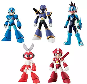 Bandai Shokugan 66 Action Dash Mega Man 2 Action Figure (Set of 5)