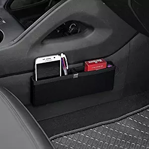 KMMOTORS Ultra Slim Side Pocket Black,Car Seat Side Organizer,Car Pockets