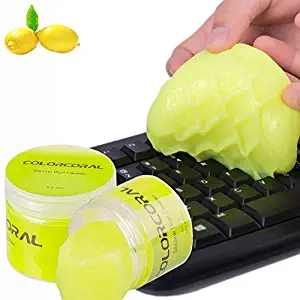 Keyboard Cleaner Universal Cleaning Gel for PC Tablet Laptop Keyboards, Car Vents, Cameras, Printers, Calculators from ColorCoral 160G