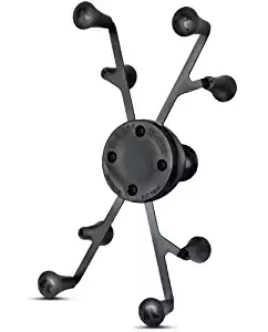 Ram Mount Universal X-Grip II Tablet Holder with 1-Inch Ball for Small Tablets Including iPad Mini (RAMHOLUN8BU)