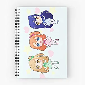 Sif Project Kawaii Anime Love Dash Manga Live School Idol Start Lovelive Cute School Five Star Spiral Notebook With Durable Print