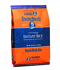 UNCLE BEN'S Brand Instant Rice, 25 Pound