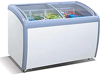 Atosa MMF9112 Angle Curved Top Chest Freezer 12 Cubic Feet