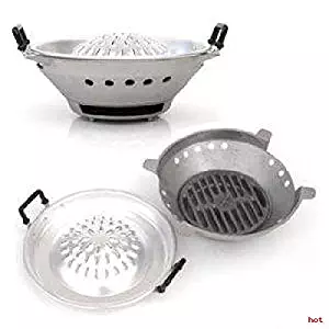 Thai Korean Japanese Style BBQ Grill Steak Hot Pan + Stove Set Kitchen Ware Family Day