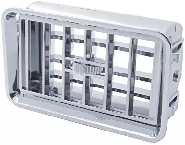 United Pacific Freightliner FLD Classic Heater A/C Vent/Chrome Plastic Dash Vent Grill