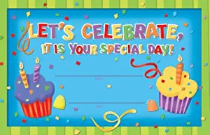 Eureka Lets Celebrate It's Your Special Day, Set of 36 Recognition Awards