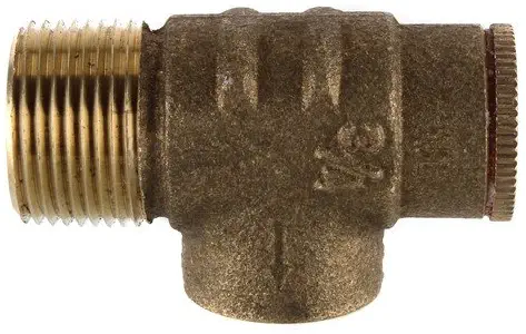 Plumb eeze Brass Pressure Relief Valve set @ 100 PSI for water well pressure tank, 3/4"