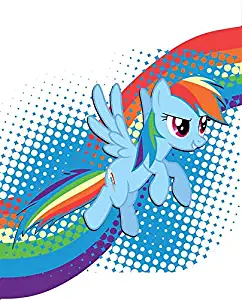 NGK Trading Rainbow Dash! Vinyl Decal Bumper Sticker Wall Laptop Window Sticker 5"