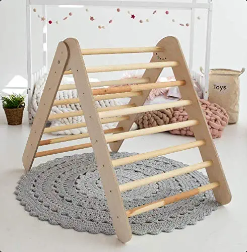 Pikler triangle, Waldorf toys, Climbing triangle, Climbing ladder, Step triangle, Montessori furniture