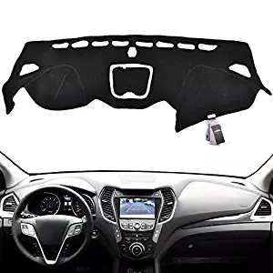 XUKEY Dashboard Cover for Hyundai Santa Fe IX45 2013-2018 Dash Cover Mat