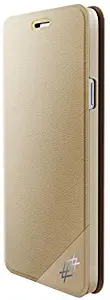 Samsung Galaxy S6 X-Doria Dash Folio One Wallet Case with Stand, Gold