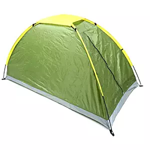 Outdoor Camping Tent Hiking Beach UV Waterproof Sleeping Tent for Single Person