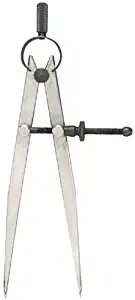 General Tools 450-6 Flat Leg Divider, 6-Inches