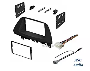 ASC Audio Car Stereo Dash Install Kit, Wire Harness, and Antenna Adapter for Installing an Aftermarket Double Din Radio for 2005 2006 2007 2008 2009 2010 Honda Odyssey