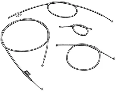 Eckler's Premier Quality Products 57-130958 Chevy Heater Cable Set, Deluxe,