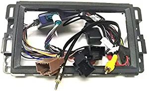 Dash kit and Wire Harness for Installing a New Double Din Radio into a GMC Acadia (2007-2012), Savana Van (2008-2015), Sierra (2007-2013), Sierra HD 2014, Yukon and Yukon XL (2007-2014)