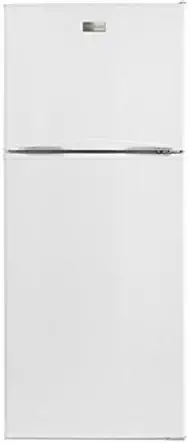 Frigidaire FFET1222QW 24" Apartment Size Top-Freezer Refrigerator and Reversible Door - White
