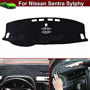 Kaitian 1pcs Premium DashMat Dash Carpet Original Dash Covers Dashboard Cover Custom Fit for Nissan Sentra 2012 2013 2014 2015 2016 2017 2018 2019