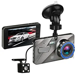 MITUHAKI 4 Inch HD 1080P Dual Lens Camera 170 Car DVR Video Dash Cam Front Rear Recorder - Car DVRs Car DVR Camera