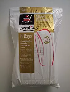 Type 6 Bissell Vacuum Cleaner Replacement Bag (8 Pack)