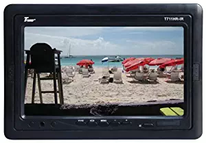 Tview T711hrir 7 Tft Lcd Black Dash Mount/ Headrest Widescreen Monitor