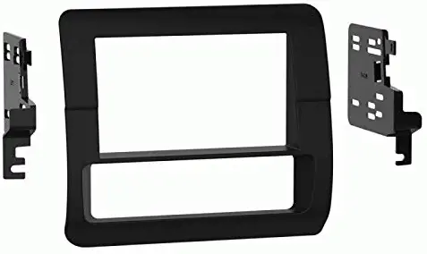 Carxtc Double Din Install Car Stereo Dash Kit for a Aftermarket Radio Fits 1992-1996 Ford Full Size Bronco and F-Series Pickup Trim Bezel is Black