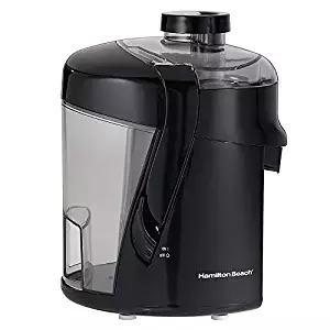 Hamilton Beach 67801 Health Smart ® Juice Extractor 400 Watts Motor (Black)