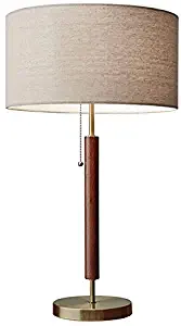 Adesso 3376-15 Hamilton Antique Design Table Lamp, Brass Finish, 26.25 x 15.00 x 15.30 inches