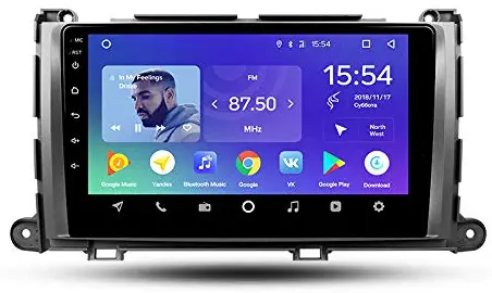 TEYES SPRO Android Car in-Dash Navigation Stereo for Toyota Sienna 3 2010 2011 2012 2013 2014 Octa core 2GB RAM 32GB ROM 9 inch Screen Android 8.1 Car Multimedia Player
