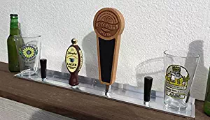 Beer TAP HANDLE SHELF // Display & Storage // Home Brewery // Kegs // Taps // Kegerator // Man Cave