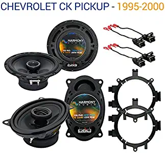 Compatible with Chevy CK Pickup 1995-2000 Factory Speaker Upgrade Harmony R5 R46 Package New