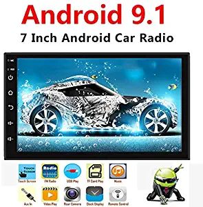 Binize Android 9.1 7 Inch HD Quad-Core 2 Din Car Stereo Radio Multimedia Player NO-DVD GPS Navigation in Dash AutoRadio Bluetooth/USB/WiFi (2G RAM+16G ROM)