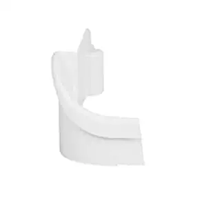 240331501 Refrigerator Door Shelf End Cap, Left Hand, White, Replacement For Frigidaire, White-Westinghouse