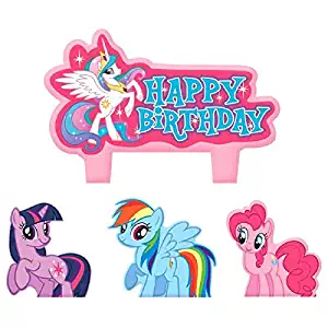 Mini Molded Cake Candles | My Little Pony Friendship Collection | Birthday