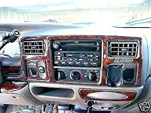 Ford Excursion Interior BURL Wood Dash Trim KIT Set 2000 2001 2002 2003 2004 2005