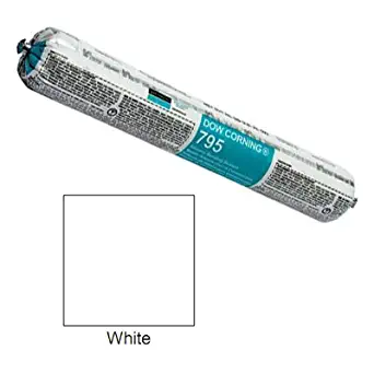 White Dow Corning 795 Silicone Building Sealant - Sausage