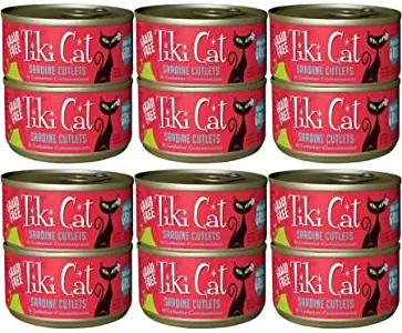 Tiki Cat Grill Grain-Free, Low-Carbohydrate Wet Food with Whole Seafood in Broth for Adult Cats & Kittens