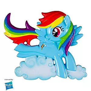 MLP Rainbow Dash/Clouds Personalized Christmas Tree Ornament