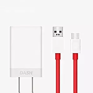 Oneplus 5 5T 6T Cable and Charger, Dash Type C USB Data Cable and Dash USB Power Charger AC Wall Adapter for One Plus 6T 3T 3 A5000