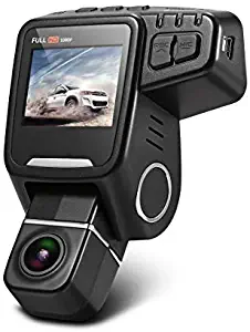 ZEEPIN T682 2-inch Hidden Dash Cam 2-inch Lens Rotation GPS FHD 1080P Car Driving Dashboard Camera Recorder