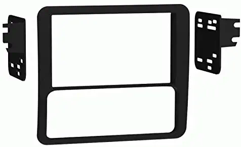 Carxtc Double Din Install Car Stereo Dash Kit for a Aftermarket Radio Fits 1998-2001 GMC Sonoma and Isuzu Hombre Trim Bezel is Black