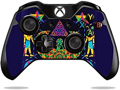 MightySkins Skin Compatible with Microsoft Xbox One or One S Controller - Egyptian Geometry | Protective, Durable, and Unique Vinyl wrap Cover | Easy to Apply, Remove | Made in The USA