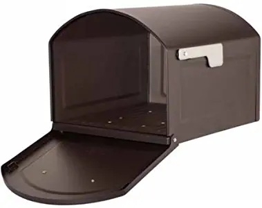 Architectural Mailboxes Centennial Large Capacity Post Mount Mailbox, Black (Rubbed Bronze)