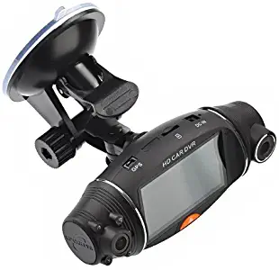 FOORDAY Tachograph Car Dash Cam 2.7" LCD High Definition Screen TFT 270°Rotating Dual Camera Lens HD Car DVR Wide Angle Dashboard Camera Recorder