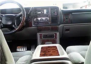 Chevrolet Chevy Suburban Interior BURL Wood Dash Trim KIT Set 2000 2001 2002