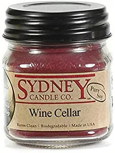 Sydney Candle Co. - Wine Cellar - Mason Jar Candle - (7.5 oz)